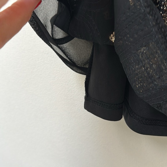 NWT Molly Bracken Sequin Mini Skirt - Picture 9 of 11